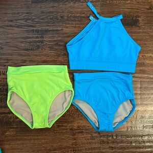 Mix & Match Brief Halter Dance Set